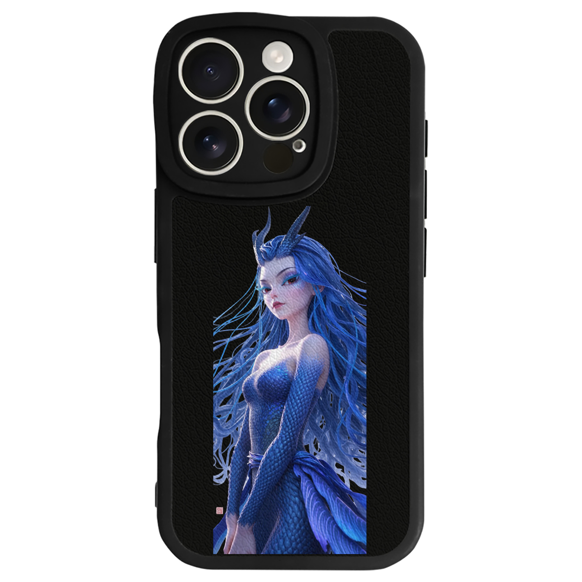 （画像用） Ne Zha 2 ナタ 魔童の大暴れ 【iPhone 16シリーズ対応】シリコンスマホケース（レザー調） 材質：シリコン